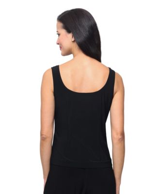 Women's Sleeveless Tank and Embroidered Jacket Twinset