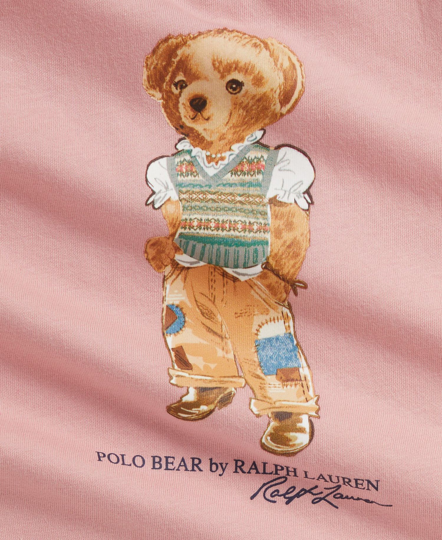 Ralph Lauren Baby Girls' Polo Bear Jersey T-Shirt and Shorts, 2-Piece Set