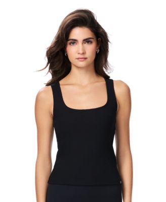 Women's Ribbed Tank Straps Bra