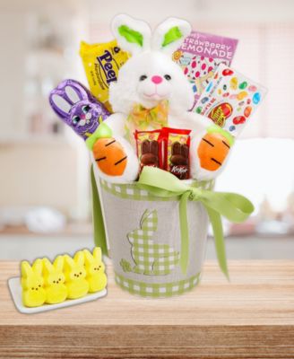 Happy Easter Gingham Basket, 8 Pieces