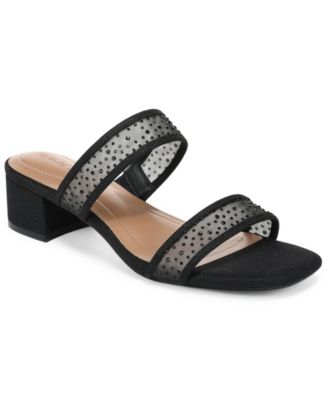 Women's Violettt Two Band Mesh Evening Slip-On Sandals