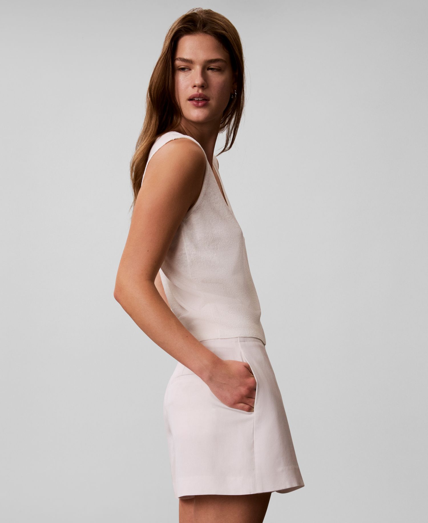 Women's Blend High-Waisted Mini Skort