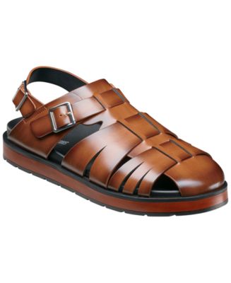 STACY‎ ADAMS Men\'s 10.5 M Tan Leather Fisherman Buckle Sandals 24658 STACY ADAMS Men main image 4