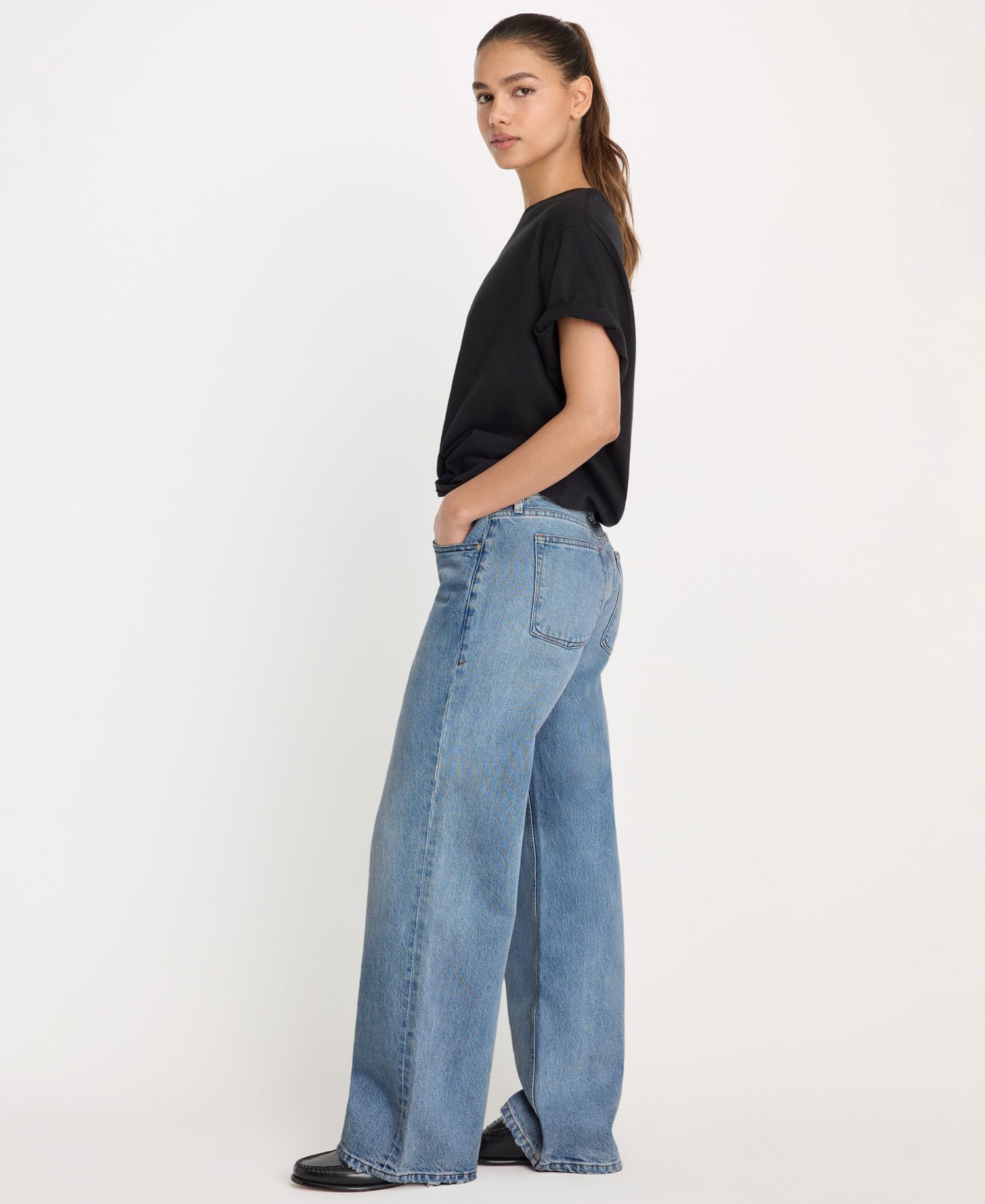 Women's Vintage Low Loose Jeans