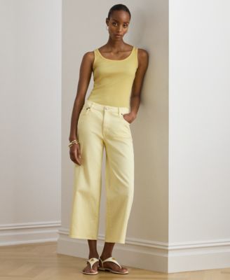 Petite Stretch Cotton Tank Top