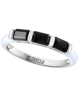 Black Spinel Ring (3/4 ct. t.w.) in Sterling Silver