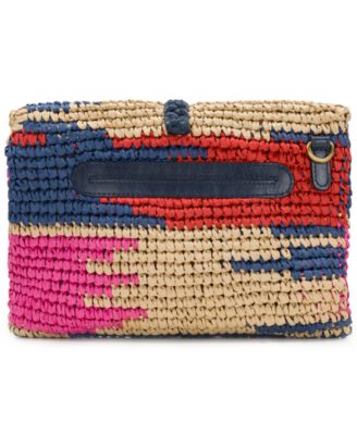 Charlotte Woven Wristlet Clutch