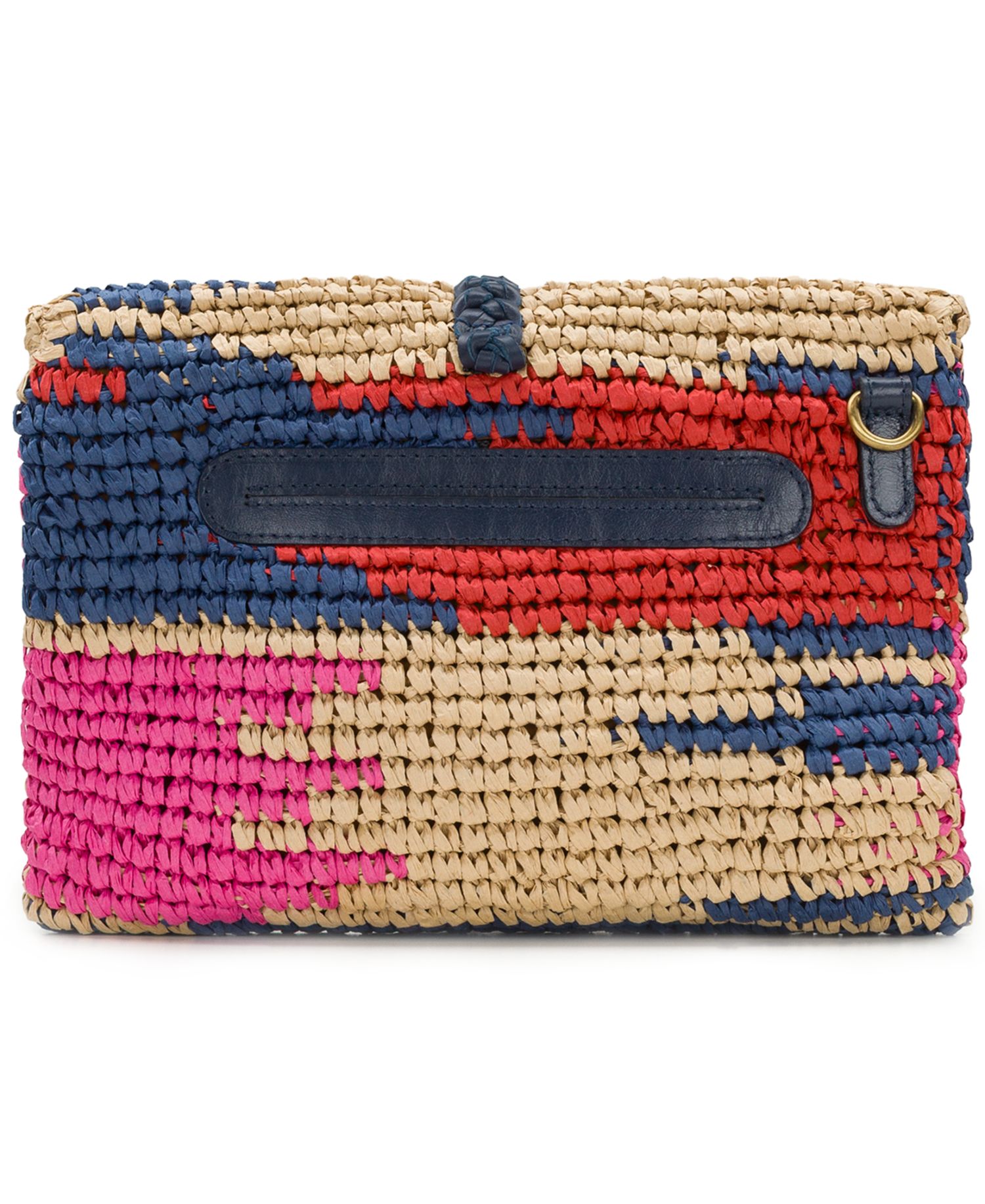Charlotte Woven Wristlet Clutch