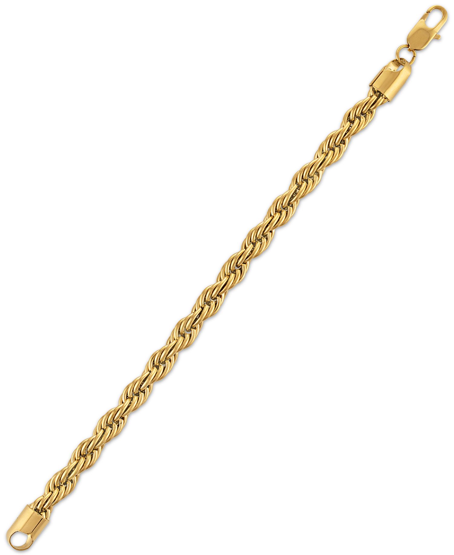 Rope Chain Bracelet in Stainless Steel
