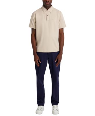 Men's Regular-Fit Short-Sleeve Spread Collar Polo T-Shirt