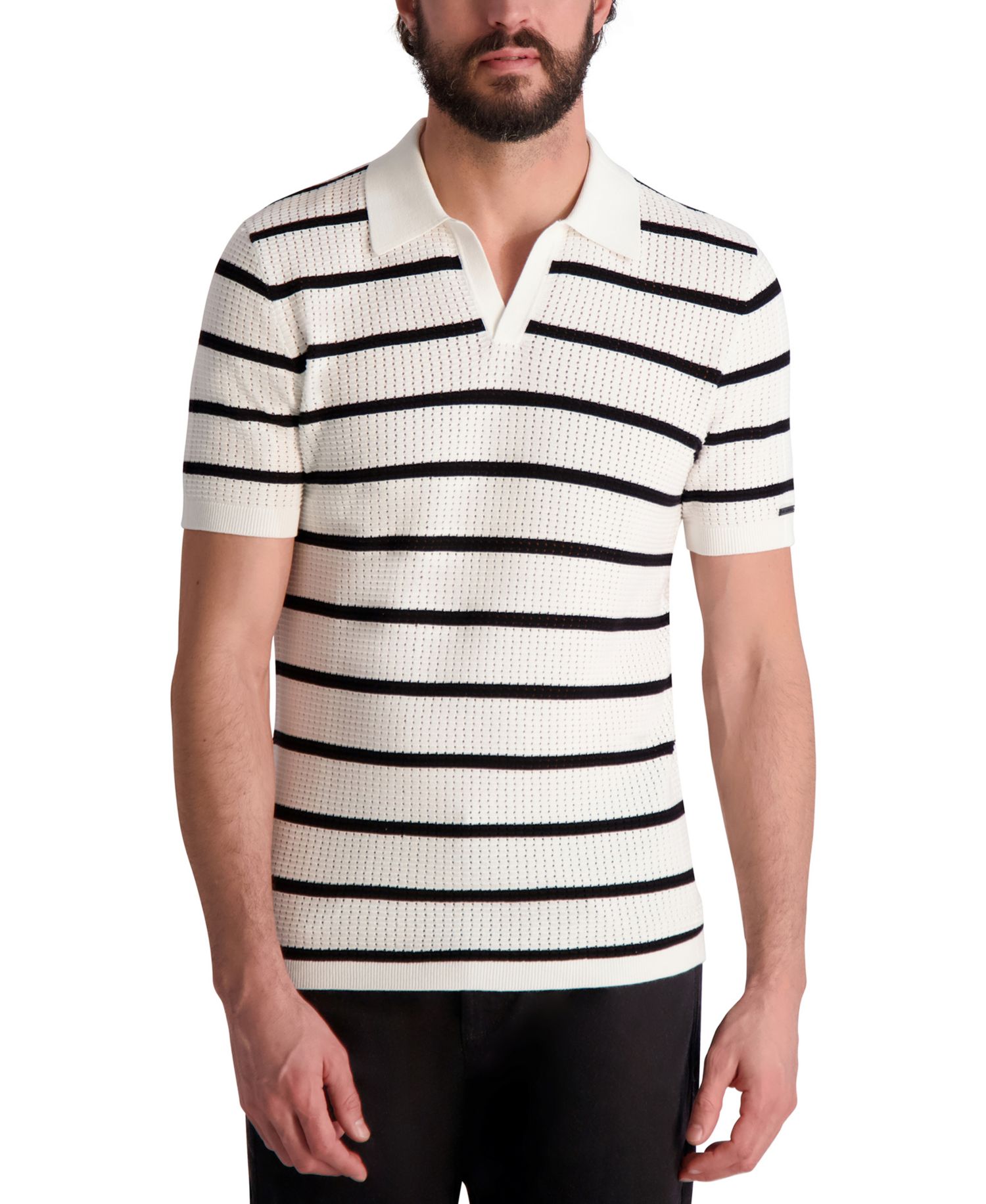 Men's Short-Sleeve Regular-Fit Polo Sweater