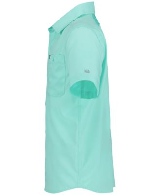 Big Boys' Drift Tide Fish Point Collar Shirt