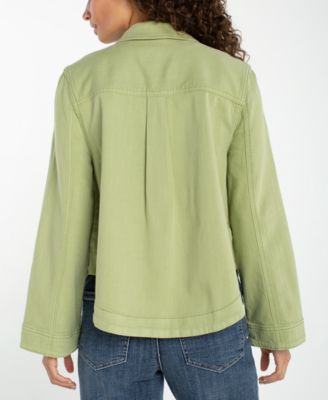 Women's High-Low Denim Shacket