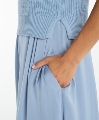 Women's Crew Neck Sweater Dress