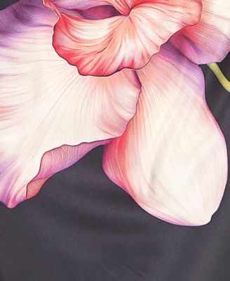 Juniors' Placement Halter Neck Dress