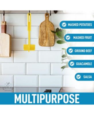 Professional Non-Scratch Meat Chopper & Potato Masher