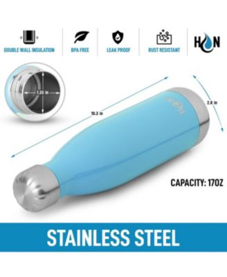 Stainless Steel Double Wall Insulated Metal Water Bottle