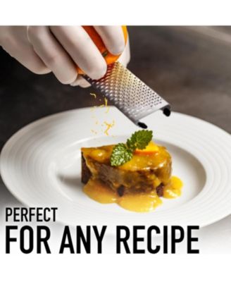 Zester Grater with Handle - Heavy Duty Cheese Grater & Vegetable Grater