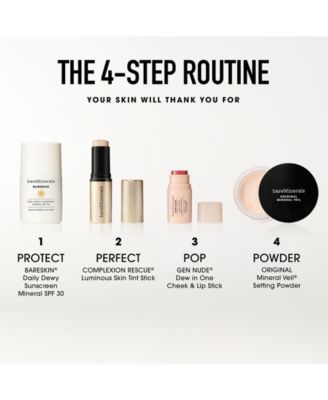 BARESKIN Daily Dewy Sunscreen Mineral SPF 30, 1 oz.