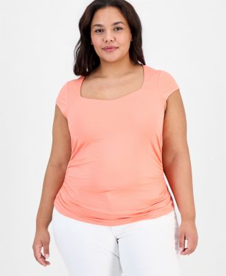 Trendy Plus Ruched Top