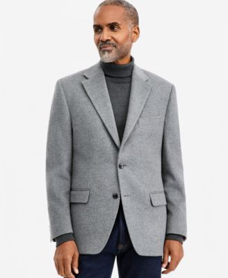 Men's Classic-Fit Wool & Silk Blend Luxury Sport Coat