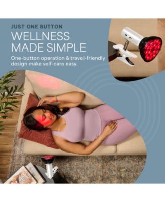 InfraGlow Red & Near Infrared Light Therapy Lamp – 18-LED Clip-On Infrared Lamp for Body, Pain Relief, Skin Wellness & At-Home Recovery