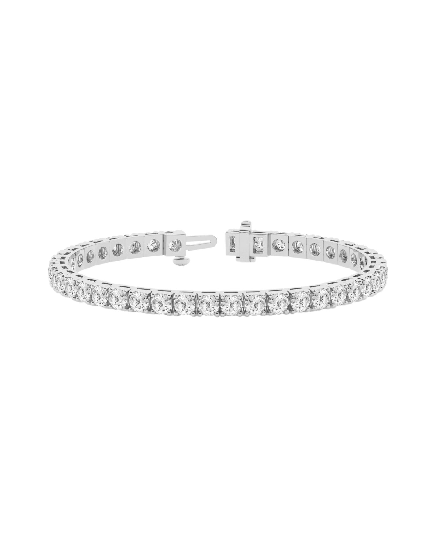 Men's Lab Grown Diamond (12 ct. t.w.) Bracelet in Sterling Silver
