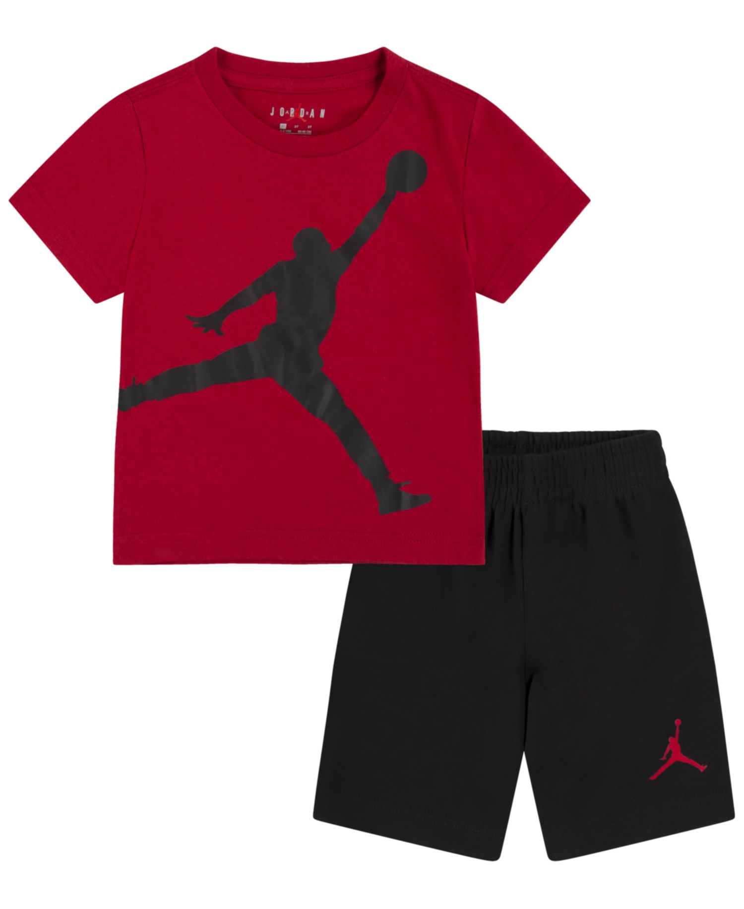 Boys' 2T-7 Jumbo Jumpman T-Shirt and Shorts, 2-Piece Set