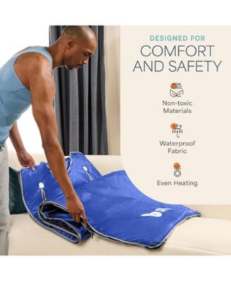 Infrared Sauna Blanket Full Body – Portable Lifepro Sauna Blanket with Adjustable Heat & Timer, Home Detox & Relaxation Sauna Blanket