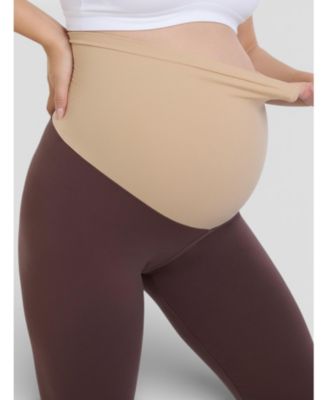 Maternity Motherhood Essential Stretch Secret Fit Over the Belly Leggings