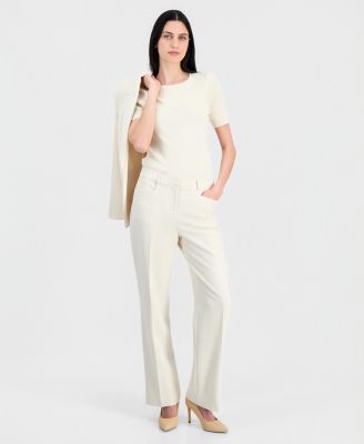 Women's Pebble Crepe Flare Pants