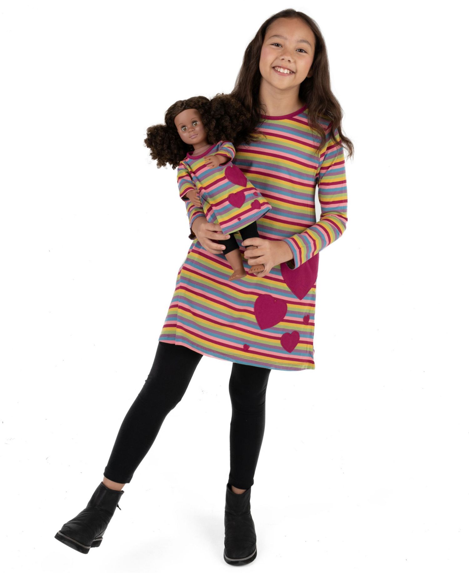 Радужный Stripes Розовый