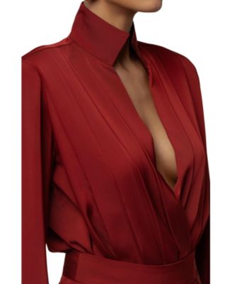 Women's Visionary Pleated Bodysuit