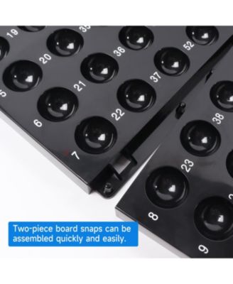 Bingo Master Board for 7/8" Bingo Balls, Plastic Bingo Calling Board for Bingo Game