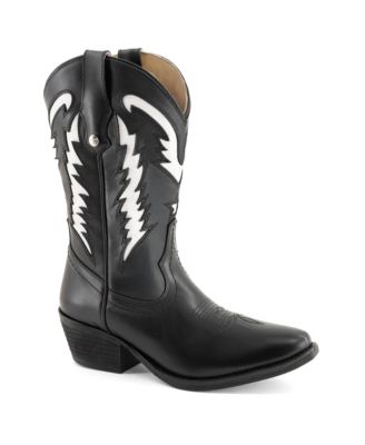 Women's Leather Boots Western Style