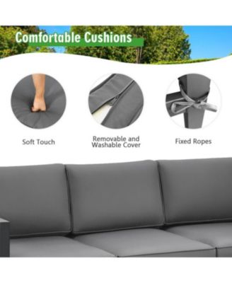 Outdoor 4-Piece Patio Furniture Set for Backyard or Poolside