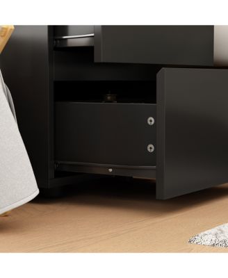 2-Drawer Nightstand, Bedside Table,Bedroom Dresser Chest