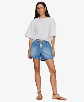 Women's Idyll Tie Denim Shorts
