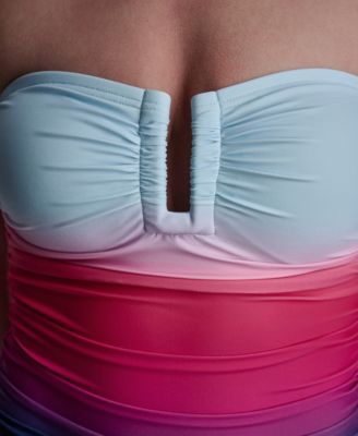 Women's Shirred One-Piece Swimsuit