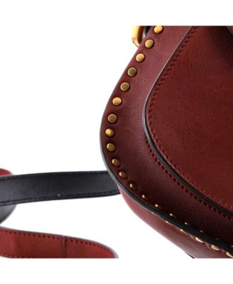 Small Hudson Handbag Whipstitch Leather