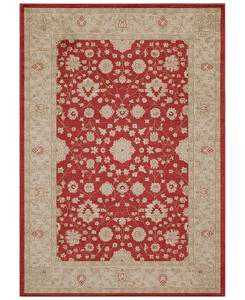 Momeni CLOSEOUT! Voyage Abbey Red 2' x 3' Area Rug Rugs Macy's