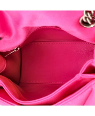 Small Crush Chain Flap Bag Quilted Nylon