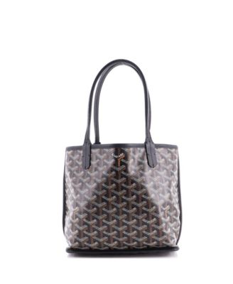 Mini Anjou Reversible Tote Coated Canvas