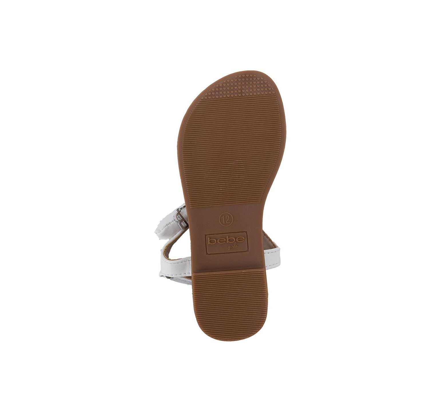 Little Girls Girl's Fashion Sandals - Dressy Shoes with Puffy Bow and Hanging Logo Charm