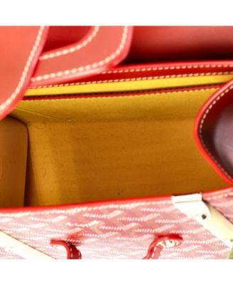 PM Saigon Top Handle Bag Coated Canvas with Leather