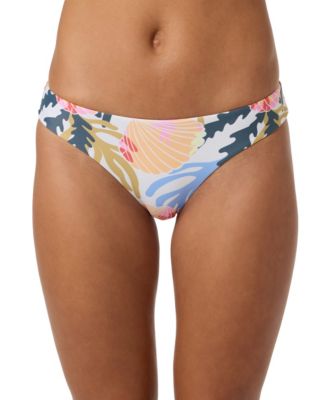Women's Cora Geo Comber Mid-Rise Bikini Bottom