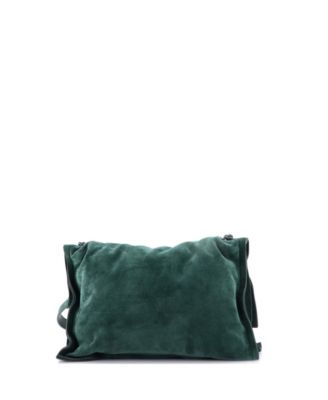 Medium Viva Bow Flap Bag Suede