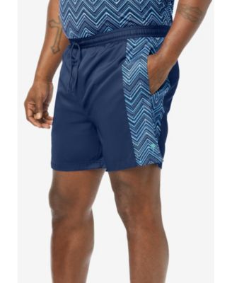Big & Tall Contrast Swim Shorts With Super Stretch Liner