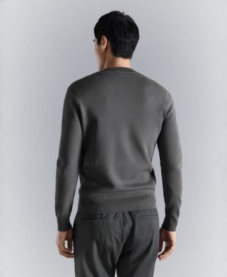 Men's Comfort Stretch Knit Cardigan Sweater