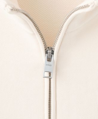 Men's Cotton Zip-Neck Sweatshirt